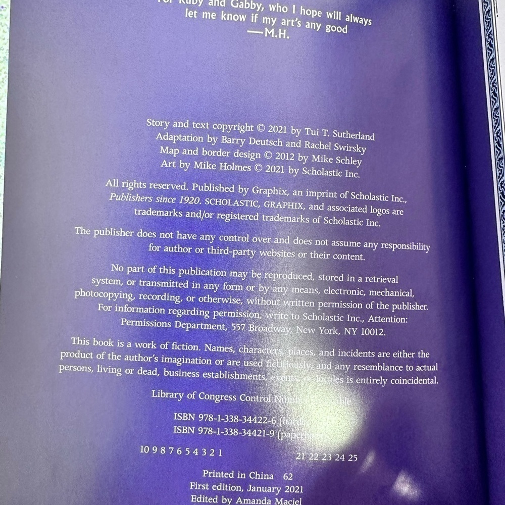 Wings of Fire: Book Four The Dark Secret (The Graphic Novel #4) Tui T Sutherland - Picture 10 of 11